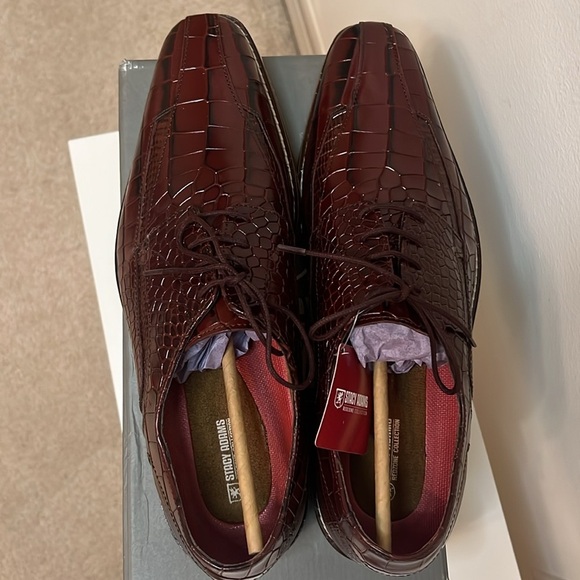 Stacy Adams Gabardo Bike Toe Oxford 10.5 - Picture 2 of 6